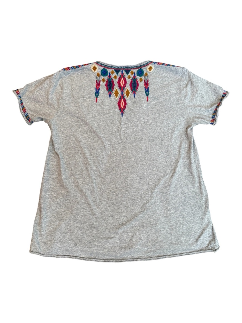 Johnny Was Etienne Everyday Tee in Heather Gray sz S - Picture 7 of 11